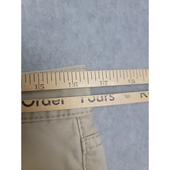 Levis 514 Khaki Pants Mens 34x32 (33x31) Straight Flat Front Cotton Mid Rise - Picture 5 of 13